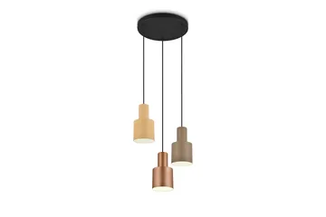 Agudo Taklampa 3L E27 flerfärgad - Flerfärgad - Belysning & el - Inomhusbelysning & lampor - Kökslampa - Taklampa kök