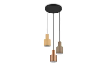 Agudo Taklampa 3L E27 flerfärgad - Flerfärgad - Belysning & el - Inomhusbelysning & lampor - Kökslampa - Taklampa kök