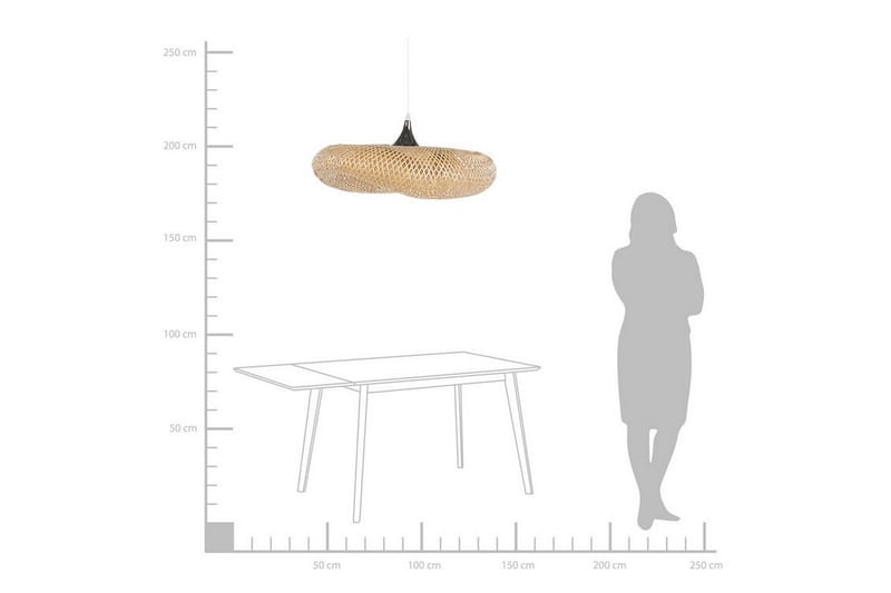 Boyne Taklampa Stor - Bambu/Ljusbrun - Belysning & el - Inomhusbelysning & lampor - Kökslampa - Taklampa kök