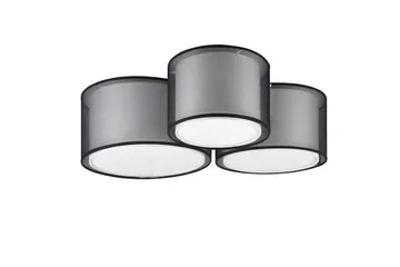 Burton Plafond 3L E27 mattsvart - Matt svart - Belysning & el - Inomhusbelysning & lampor - Kökslampa - Taklampa kök