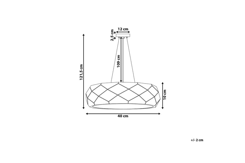 Cesano Taklampa 40 cm - Vit - Taklampa kök - Fönsterlampa hängande - Fönsterlampa - Pendellampor & hänglampor - Sovrumslampa - Vardagsrumslampa