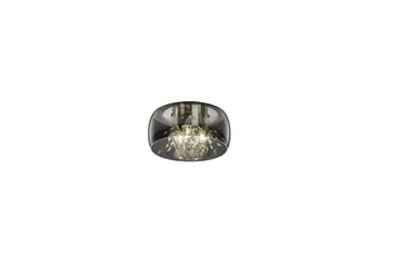 Crystel Plafond 35 cm 3xE14 krom/ rökglas - Krom/Rökglas - Belysning & el - Inomhusbelysning & lampor - Kökslampa - Taklampa kök