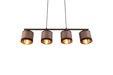 Davos Taklampa 4L E14 mattsvart/ greige - Matt svart/Greige - Belysning & el - Inomhusbelysning & lampor - Kökslampa - Taklampa kök
