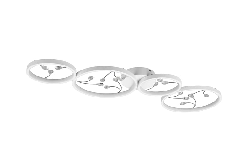 Groovy LED Plafond 4L mattvit/ krom - Matt vit/Krom - Belysning & el - Inomhusbelysning & lampor - Kökslampa - Taklampa kök