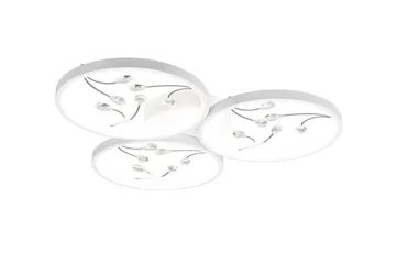Groovy LED Plafond 3L mattvit/ krom - Matt vit/Krom - Belysning & el - Inomhusbelysning & lampor - Kökslampa - Taklampa kök