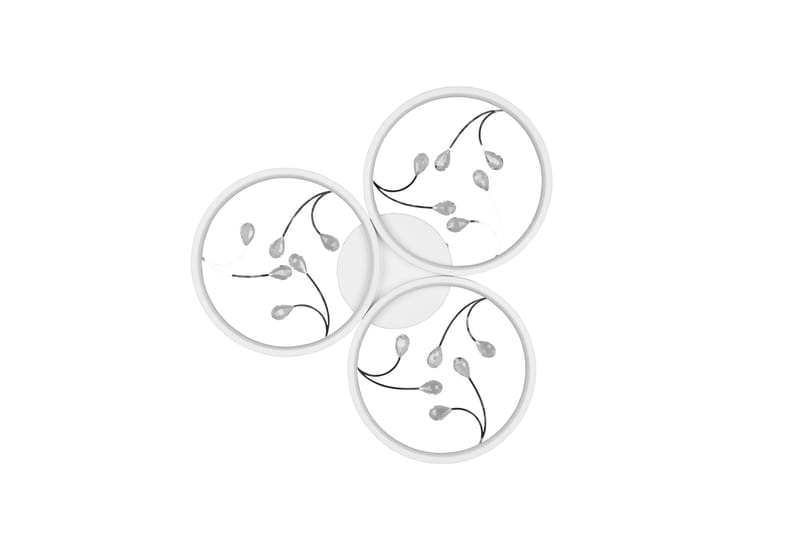 Groovy LED Plafond 3L mattvit/ krom - Matt vit/Krom - Belysning & el - Inomhusbelysning & lampor - Kökslampa - Taklampa kök