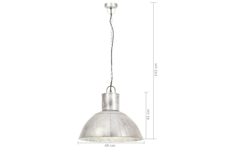 Hänglampa 25 W silver rund 48 cm E27 - be Basic - Belysning & el - Inomhusbelysning & lampor - Kökslampa - Taklampa kök