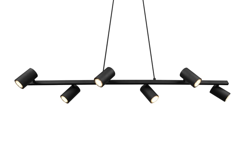 Marley Taklampa 115cm 6L 6xGU10 mattsvart - Matt svart - Belysning & el - Inomhusbelysning & lampor - Kökslampa - Taklampa kök