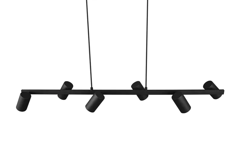 Marley Taklampa 115cm 6L 6xGU10 mattsvart - Matt svart - Belysning & el - Inomhusbelysning & lampor - Kökslampa - Taklampa kök