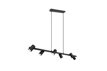 Marley Taklampa 115cm 6L 6xGU10 mattsvart - Matt svart - Belysning & el - Inomhusbelysning & lampor - Kökslampa - Taklampa kök