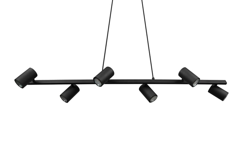 Marley Taklampa 115cm 6L 6xGU10 mattsvart - Matt svart - Belysning & el - Inomhusbelysning & lampor - Kökslampa - Taklampa kök