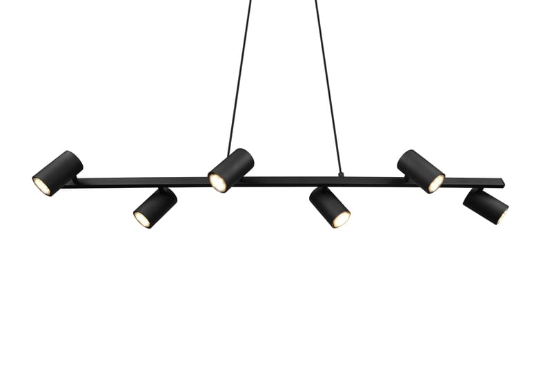 Marley Taklampa 115cm 6L 6xGU10 mattsvart - Matt svart - Belysning & el - Inomhusbelysning & lampor - Kökslampa - Taklampa kök