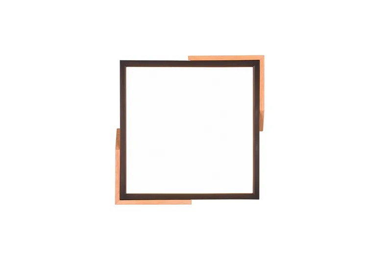 Meta LED Plafond mattsvart/ trä - Matt svart/Trä - Belysning & el - Inomhusbelysning & lampor - Kökslampa - Taklampa kök