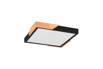 Meta LED Plafond mattsvart/ trä - Matt svart/Trä - Belysning & el - Inomhusbelysning & lampor - Kökslampa - Taklampa kök