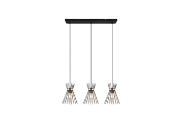 Rod Taklampa 3L E27 svart/ guld - Svart/Guld - Belysning & el - Inomhusbelysning & lampor - Kökslampa - Taklampa kök