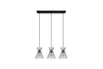 Rod Taklampa 3L E27 svart/ guld - Svart/Guld - Belysning & el - Inomhusbelysning & lampor - Kökslampa - Taklampa kök