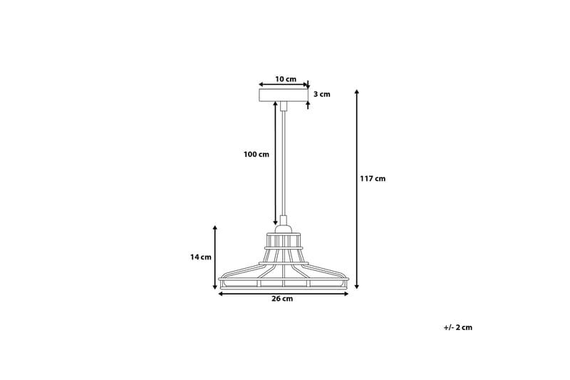 Torre Taklampa 26 cm - Koppar - Taklampa kök - Fönsterlampa hängande - Fönsterlampa - Pendellampor & hänglampor - Sovrumslampa - Vardagsrumslampa