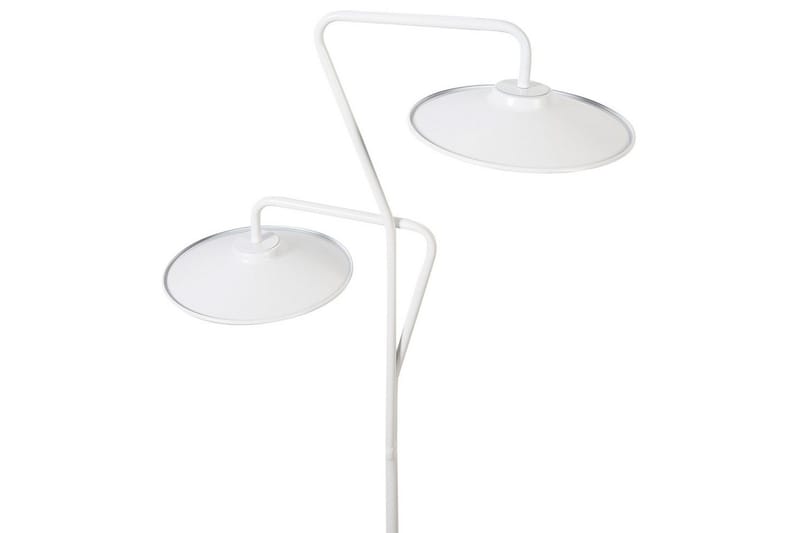 Karpathy Golvlampa 140 cm - Vit - Belysning & el - Inomhusbelysning & lampor - Golvlampa - Tvåarmad golvlampa