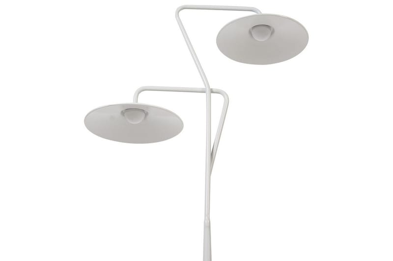 Karpathy Golvlampa 140 cm - Vit - Belysning & el - Inomhusbelysning & lampor - Golvlampa - Tvåarmad golvlampa
