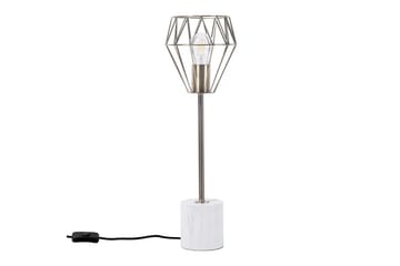 Kasik Bordslampa 49 cm E27 - Mässing/Vit - Belysning & el - Inomhusbelysning & lampor - Bordslampor