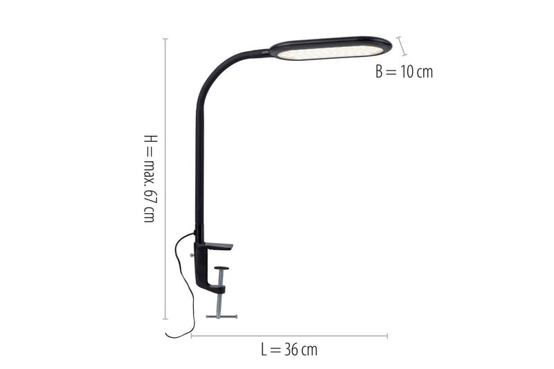 Kelly Just Light - Black - Belysning & el - Inomhusbelysning & lampor - Läslampa