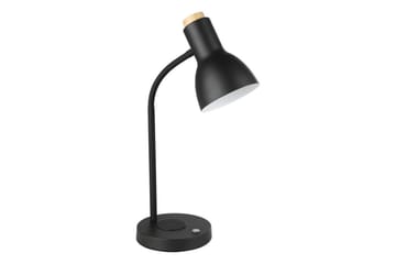 Bordslampa Eglo Veradal-Qi med Touch - Svart/Brun - Belysning & el - Inomhusbelysning & lampor - Bordslampor - Skrivbordslampa
