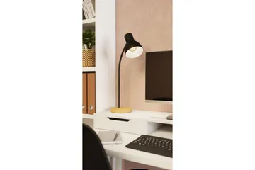 Bordslampa Eglo Veradal Svart, Brun - Svart/Brun - Belysning & el - Inomhusbelysning & lampor - Bordslampor - Skrivbordslampa