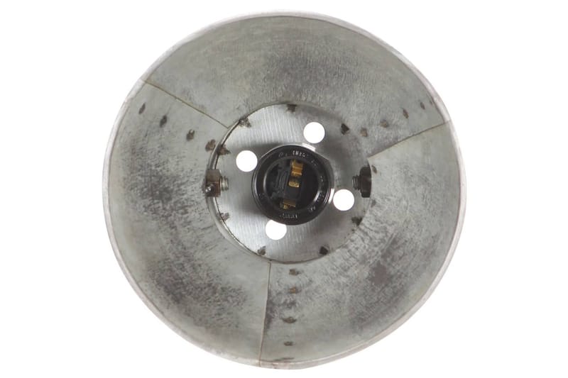 Skrivbordslampa industriell silver rund 58x18x90 cm E27 - be Basic - Belysning & el - Inomhusbelysning & lampor - Bordslampor - Skrivbordslampa