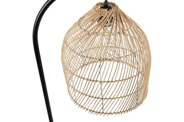 Lakskol Golvlampa 165 cm - Svart/Natur - Belysning & el - Inomhusbelysning & lampor - Sovrumslampa
