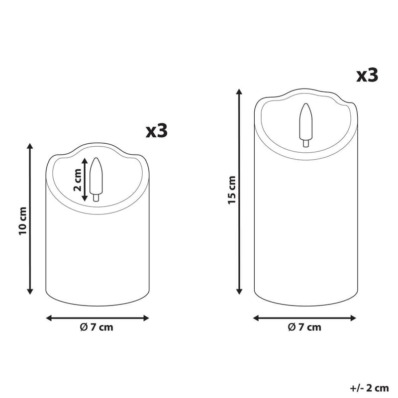 LED-ljus Amorea Set med 6 - Inredning - Julpynt & helgdekoration - Julpynt & juldekoration - Julljus