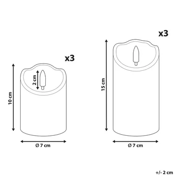 LED-ljus Amorea Set med 6 - Inredning - Julpynt & helgdekoration - Julpynt & juldekoration - Julljus