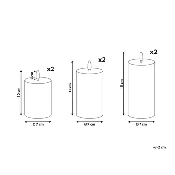 LED-ljus Braise Set med 6 - Inredning - Julpynt & helgdekoration - Julpynt & juldekoration - Julljus