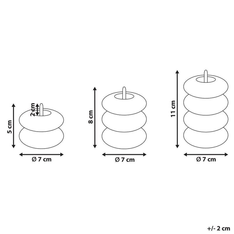 LED-ljus Eternis Set med 3 - Inredning - Julpynt & helgdekoration - Julpynt & juldekoration - Julljus
