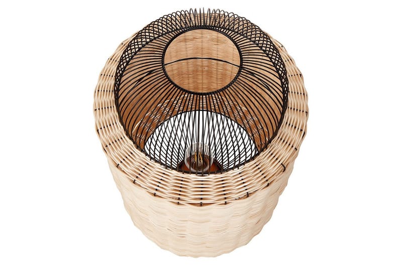 Leftyr Bordslampa 55 cm E27 - Svart/Natur - Belysning & el - Inomhusbelysning & lampor - Fönsterlampa - Fönsterlampa på fot