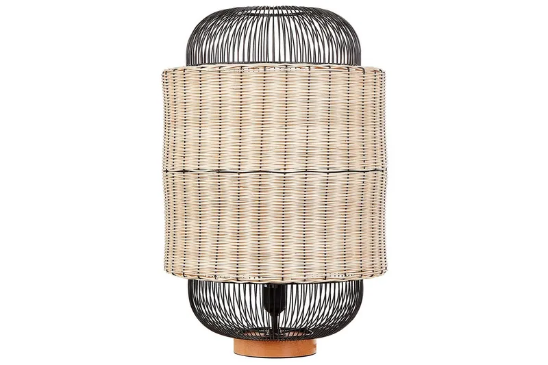 Leftyr Bordslampa 55 cm E27, Svart/Natur