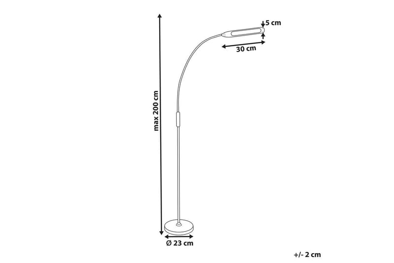 Linose Golvlampa 200 cm - Svart - Belysning & el - Inomhusbelysning & lampor - Sovrumslampa