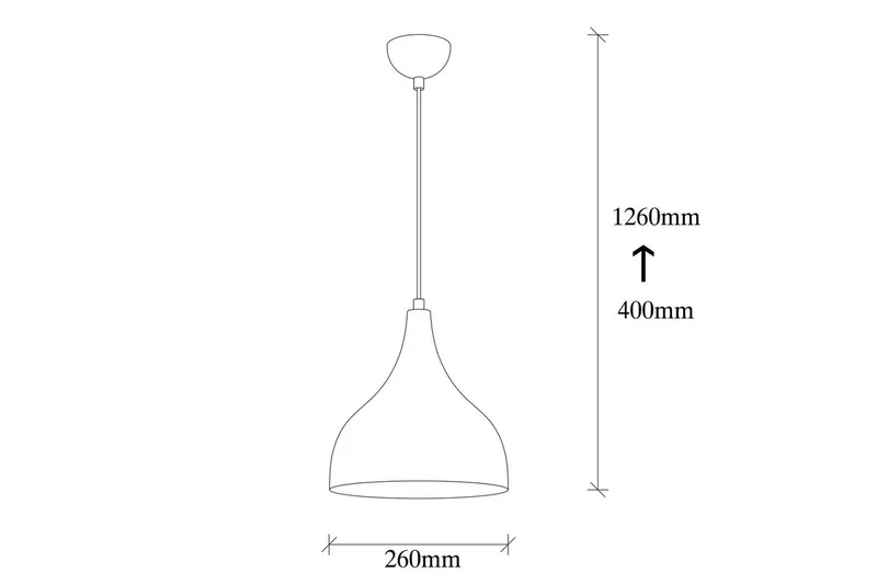 Ljuskrona Rathour Ironclad Koppar / Vit / Svart - Koppar/Svart/Vit - Belysning & el - Inomhusbelysning & lampor - Kökslampa - Taklampa kök