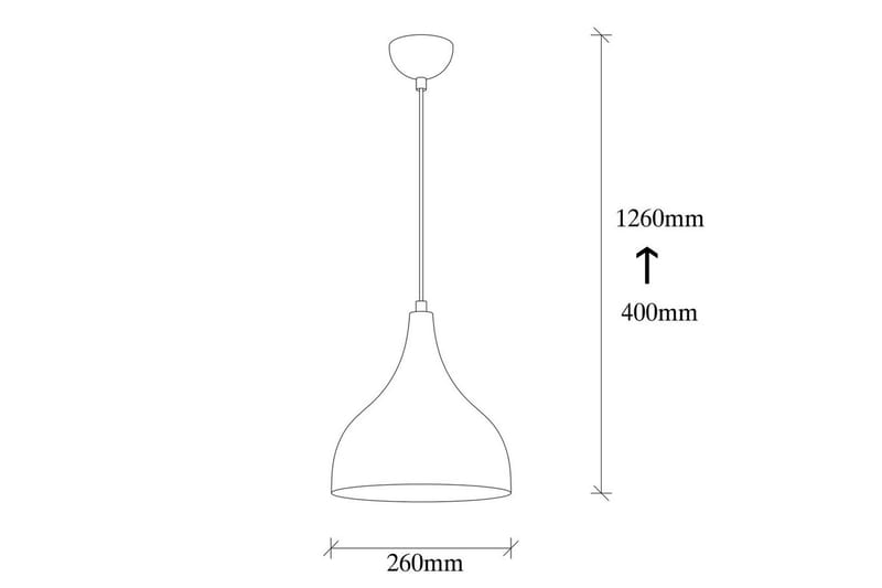 Ljuskrona Rathour Ironclad Koppar / Vit / Svart - Koppar/Svart/Vit - Belysning & el - Inomhusbelysning & lampor - Kökslampa - Taklampa kök