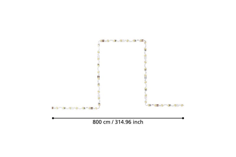 Ljuslist Eglo Flexible 3000K 8 m - Belysning & el - Inomhusbelysning & lampor - Dekorationsbelysning