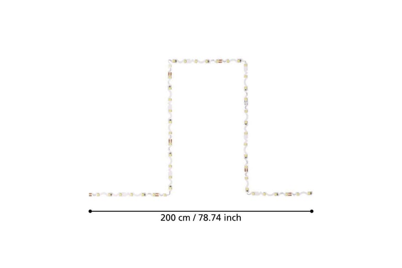 Ljuslist Eglo Flexible 4000K 2 m - 2 m - Belysning & el - Inomhusbelysning & lampor - Dekorationsbelysning