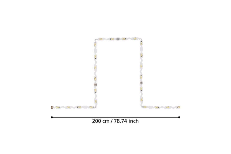 Ljuslist Eglo Flexible CCT 2 m - 2 m - Belysning & el - Inomhusbelysning & lampor - Dekorationsbelysning