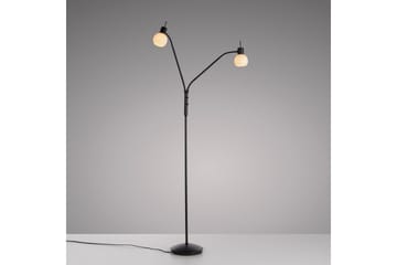 Loki Just Light Golvlampa - Black - Belysning & el - Inomhusbelysning & lampor - Golvlampa - Tvåarmad golvlampa