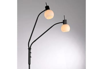Loki Just Light Golvlampa - Black - Belysning & el - Inomhusbelysning & lampor - Golvlampa - Tvåarmad golvlampa