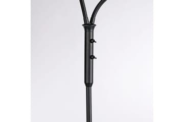 Loki Just Light Golvlampa - Black - Belysning & el - Inomhusbelysning & lampor - Golvlampa - Tvåarmad golvlampa