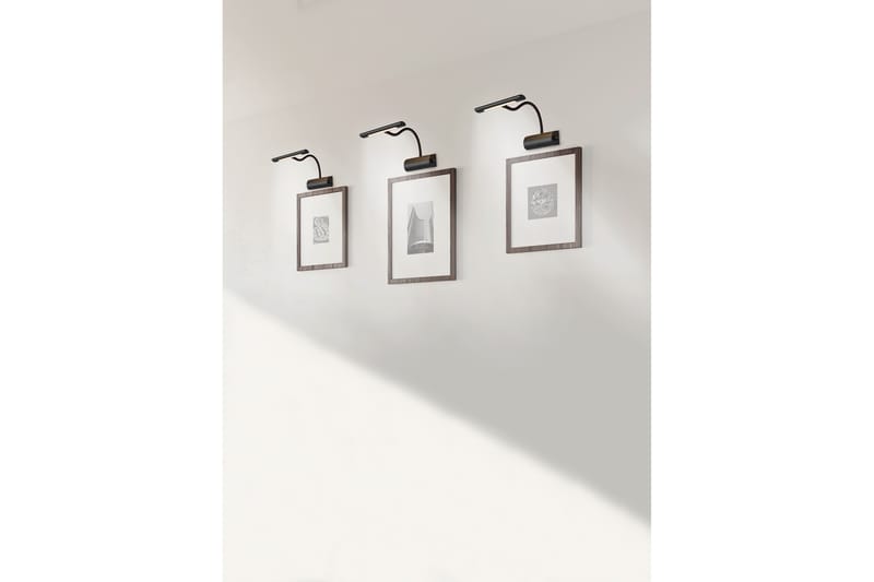 Curtis LED Vägglampa mattsvart - Matt svart - Belysning & el - Inomhusbelysning & lampor - Möbelbelysning & integrerad belysning