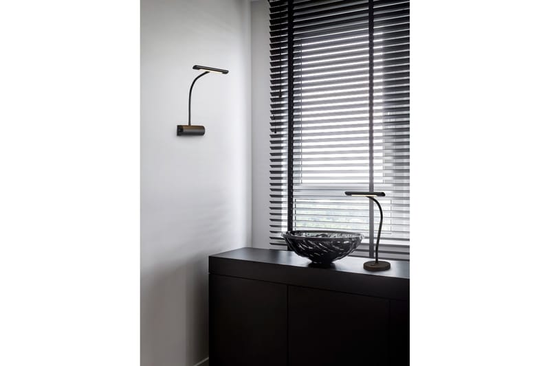 Curtis LED Vägglampa mattsvart - Matt svart - Belysning & el - Inomhusbelysning & lampor - Möbelbelysning & integrerad belysning - Tavelbelysning