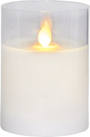 M-Twinkle LED Blockljus 10 cm - vit och transparent - Belysning & el - Inomhusbelysning & lampor - Dekorationsbelysning