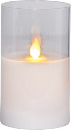 M-Twinkle LED Blockljus 12,5 cm - transparent glas och vit - Belysning & el - Inomhusbelysning & lampor - Dekorationsbelysning