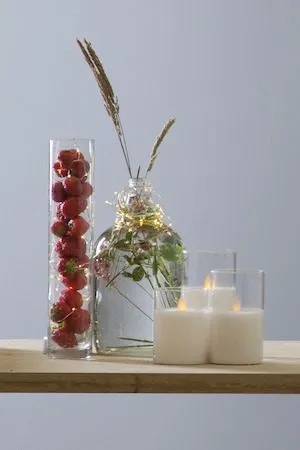 M-Twinkle LED Blockljus 15 cm - transparent - Belysning & el - Inomhusbelysning & lampor - Dekorationsbelysning