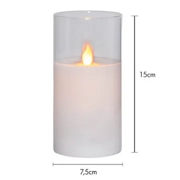 M-Twinkle LED Blockljus 15 cm - transparent - Belysning & el - Inomhusbelysning & lampor - Dekorationsbelysning